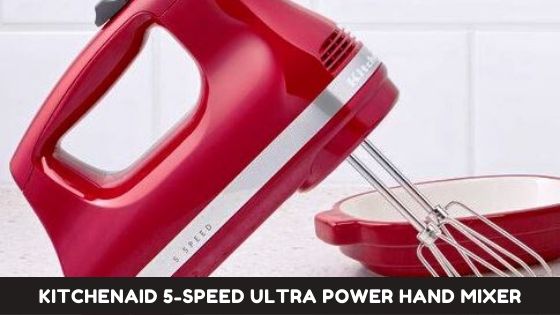KitchenAid 5-Speed Ultra Power Hand Mixer For Kneading
