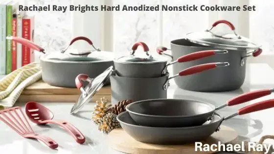 Rachael Ray Brights Hard Anodized Nonstick Cookware  Brands Pots and Pans Set