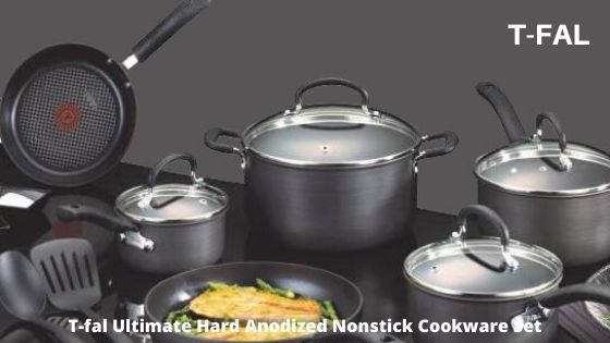 Best Pots And Pans For Glass Cooktop - An Ultimate Guide 2023 5 Tfal-Ultimate-Hard-Anodized-Nonstick-Cookware-Set