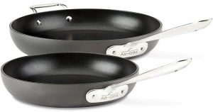 The All-Clad HA1 Hard Anodized Nonstick Fry Pan Cookware Set