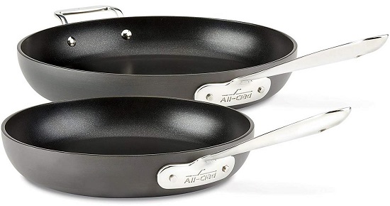 Best Nonstick Pans for Gas Stoves (A Buyers Guide) 9 The All-Clad HA1 Hard Anodized Nonstick Fry Pan Cookware Set
