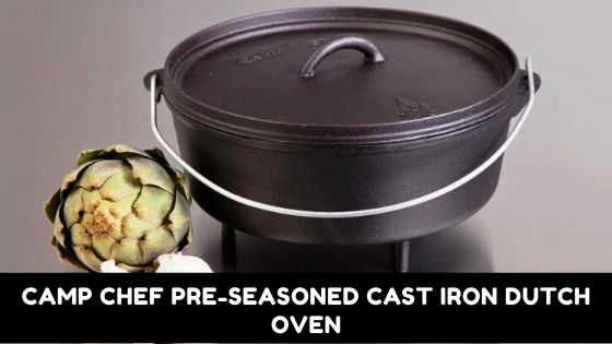 Camp Chef Pre-Seasoned Cast Iron Dutch Oven