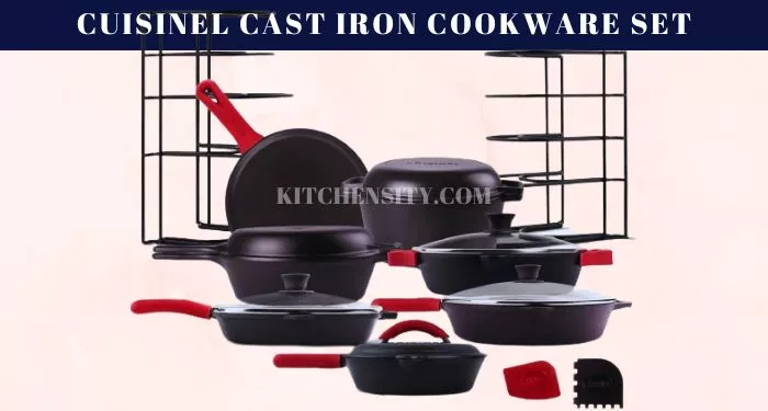 Cuisinel Cast Iron 23-Pc Cookware Set