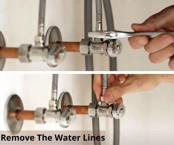 How To Remove Kitchen Faucet Without Basin Wrench In 3 Easy Steps? 3 Remove The Water Lines
