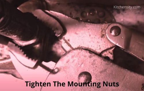 Tighten A Loose Moen Single-Handle Kitchen Faucet In 3 Easy Steps 7 Tighten The Mounting Nuts