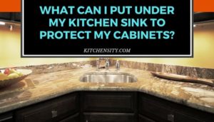 What can I put under my kitchen sink to protect my cabinets