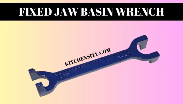 Fixed Jaw Basin Wrench