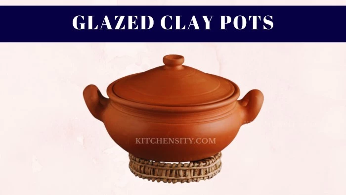 Glazed clay pot