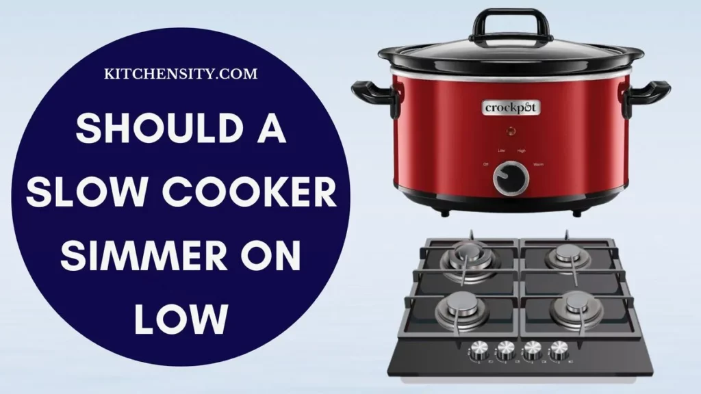 Should A Slow Cooker Simmer On Low