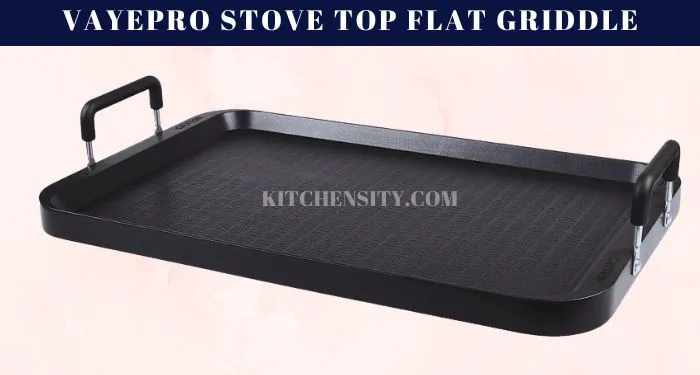 Vayepro Stove Top Flat Griddle (2 Burner Griddle Grill Pan)