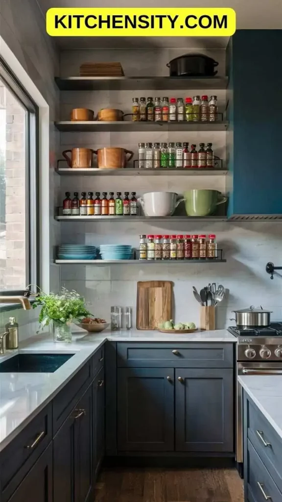 How to Organize a Small Kitchen: 10 Innovative Ideas to Maximize Space 2 How to Utilize a Vertical Space in small kitchen?